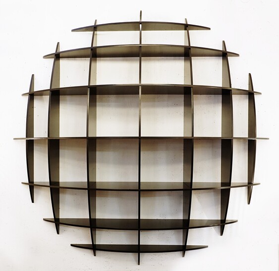 'Tyko' Lacquered Wood wall Bookshelf By Manfredo Massironi For Nikol International
