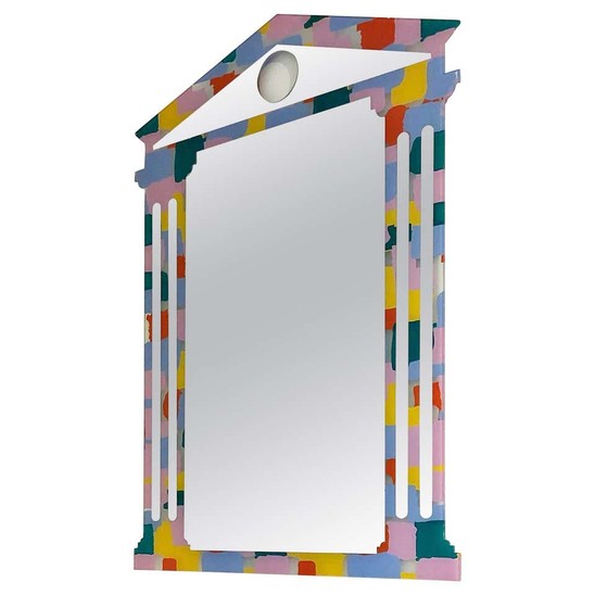 Wall Mirror by Nanda Vigo and Alessandro Mendini, Italy, 1990s