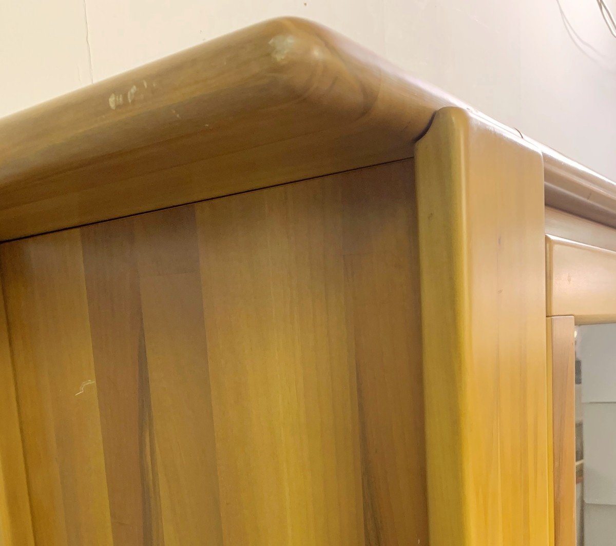  Walnut Display Cabinet by Mario Marenco, Italy, 1970s