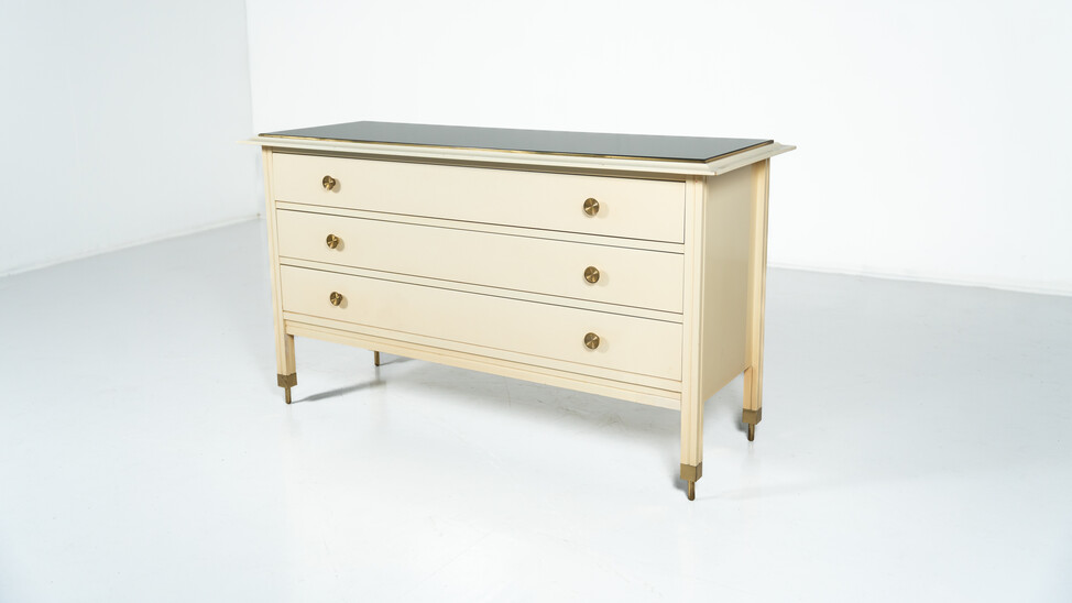 White Chest of Drawers by Carlo de Carli, Italy, 1960s