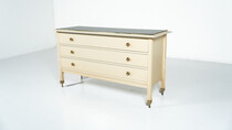 White Chest of Drawers by Carlo de Carli, Italy, 1960s