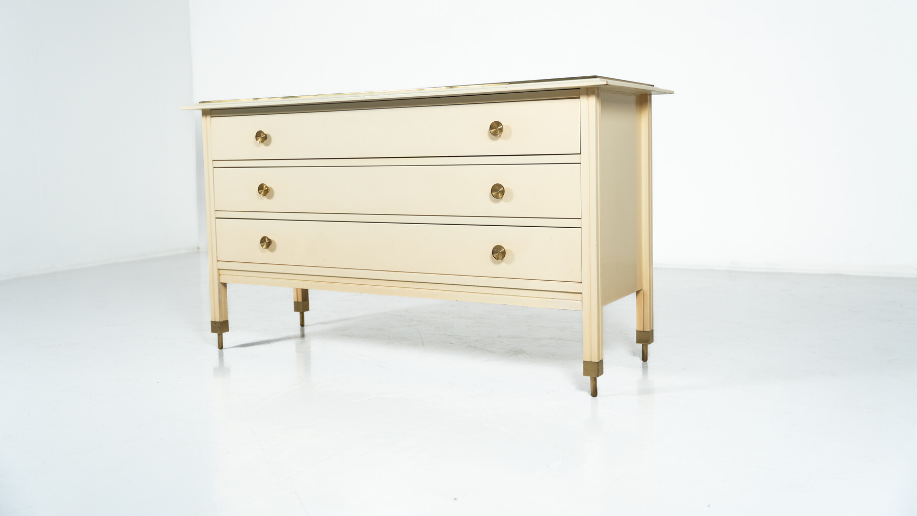 White Chest of Drawers by Carlo de Carli, Italy, 1960s