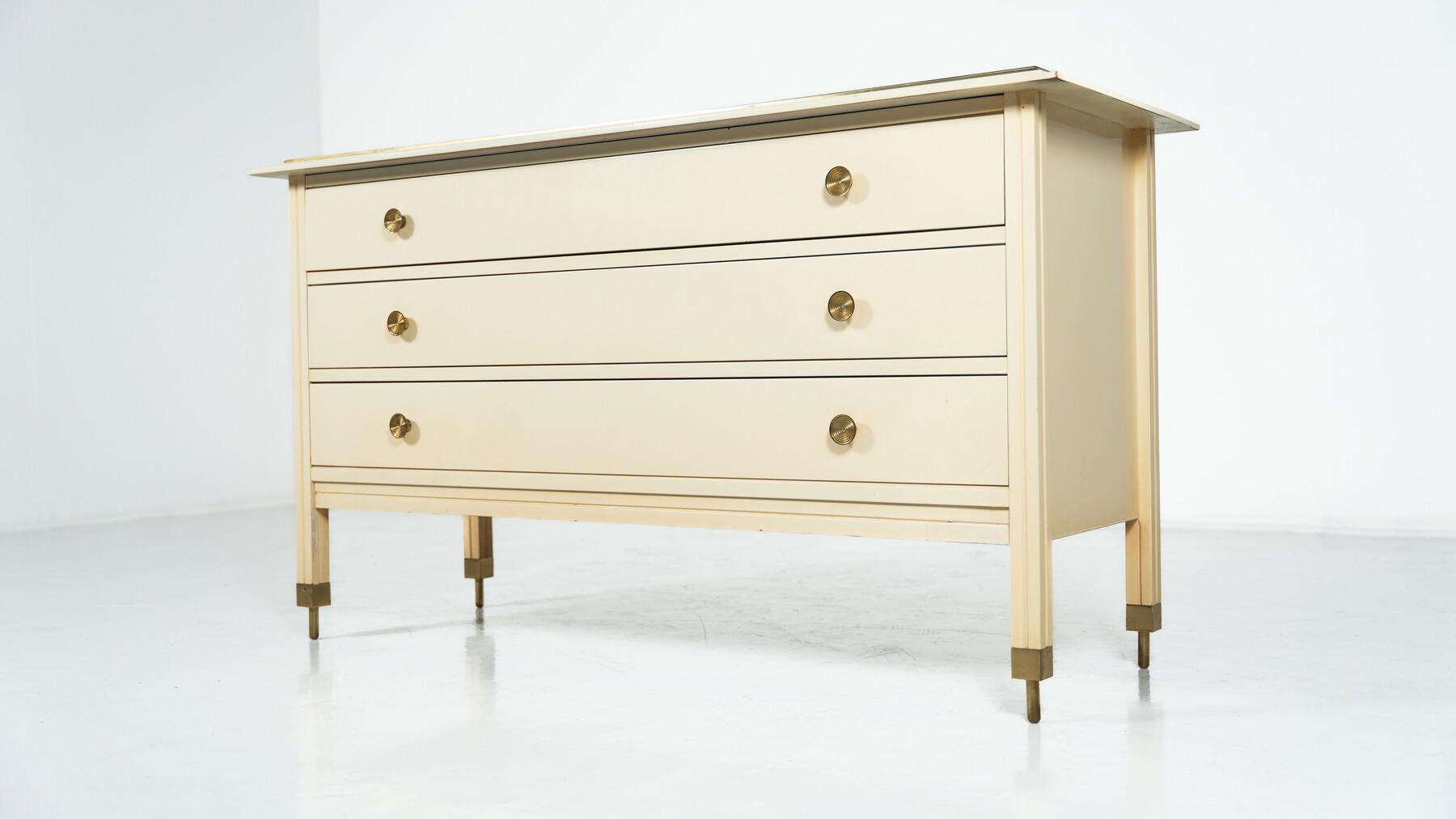 White Chest of Drawers by Carlo de Carli, Italy, 1960s