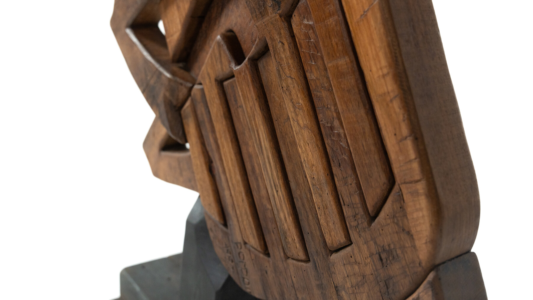 Wooden Sculpture by Luciano Bertolotto, Italy, 1990s