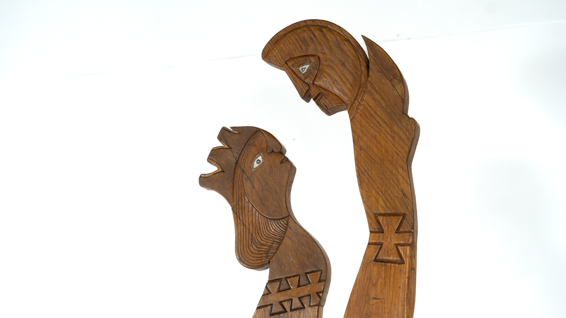 Wooden Sculpture by Luciano Bertolotto, Italy, 1990s