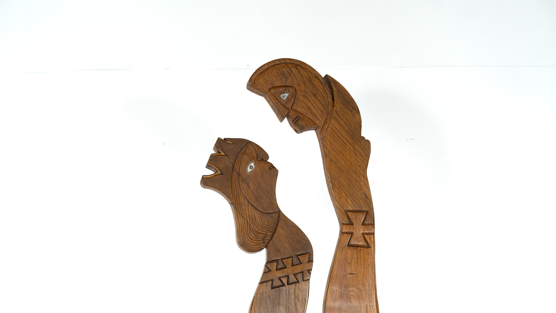 Wooden Sculpture by Luciano Bertolotto, Italy, 1990s
