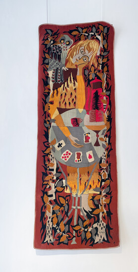 Wool Tapestry by Michèle Ray, France, 1960s - Signed and Numbered