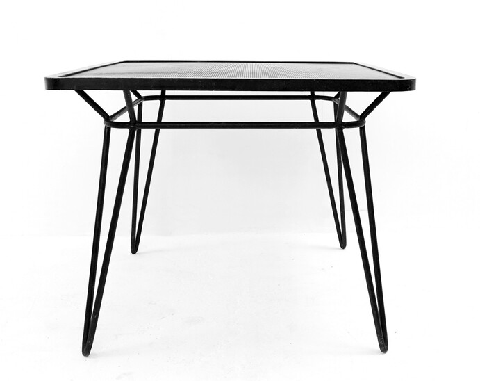Wrought Iron Square Table By Ico Parisi