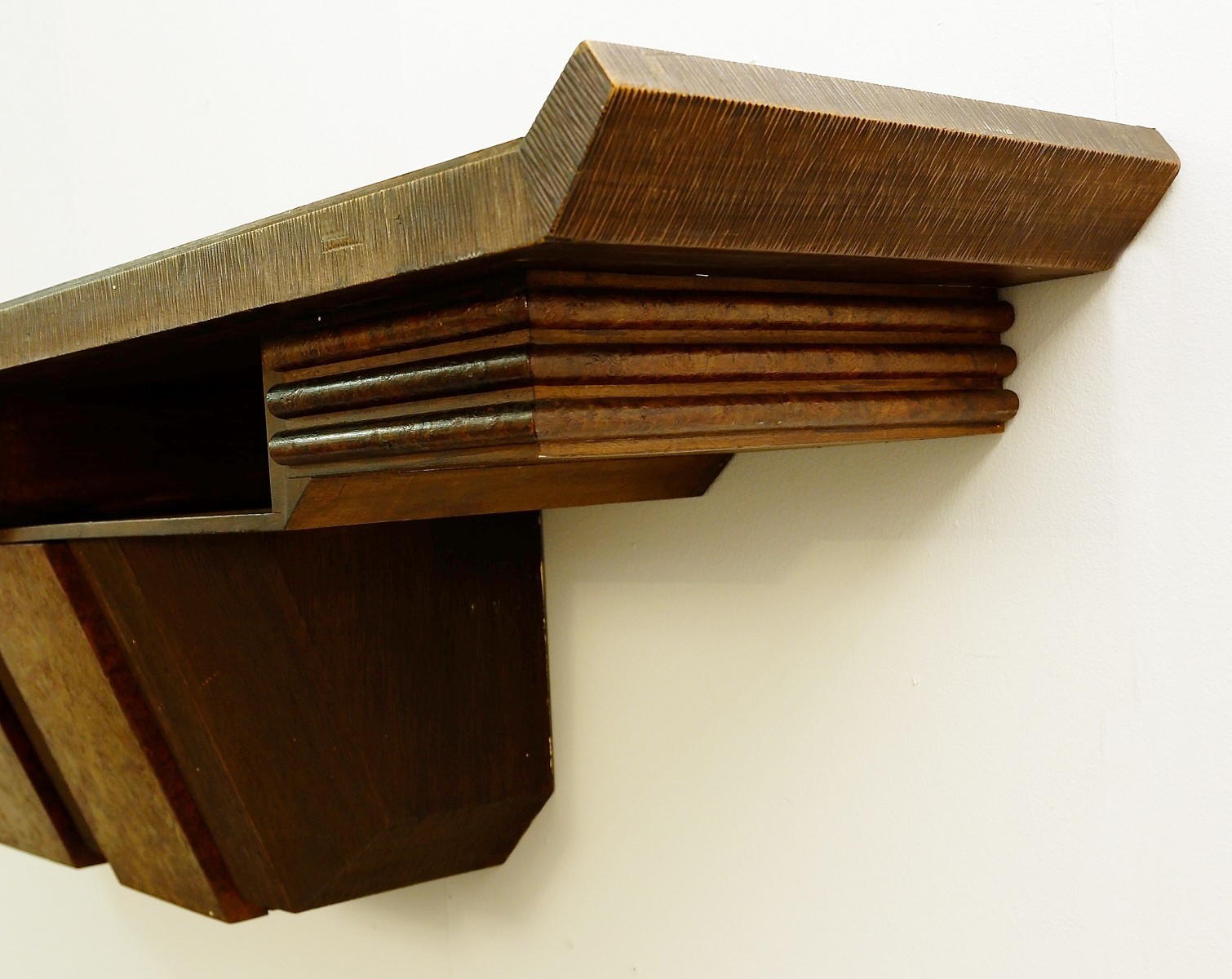 XXL Wood Console By Pier Luigi Colli, Italy - 1950s